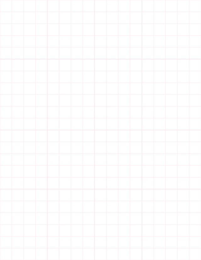 Large-Scale Grid Paper (1/2-inch) - Pink with 4x4 Grid
