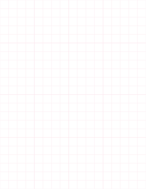 Large-Scale Grid Paper (1/2-inch) - Pink with 4x4 Grid