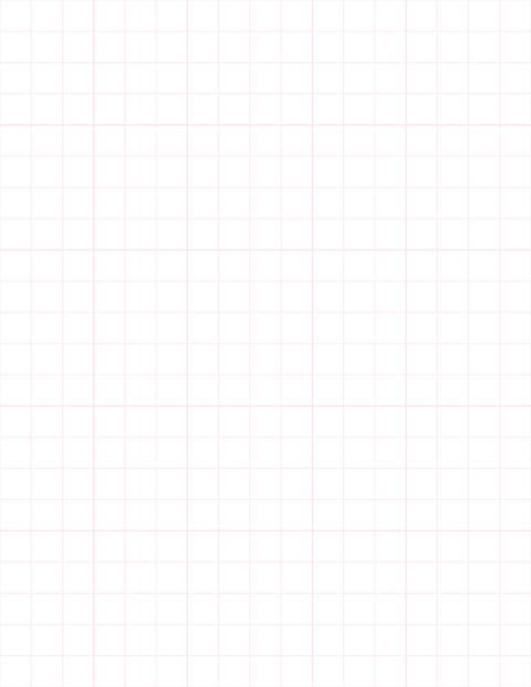 Large-Scale Grid Paper (1/2-inch) - Pink with 5x5 Grid