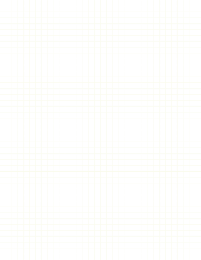 1/4-inch Grid Paper - Lime with 3x3 Grid