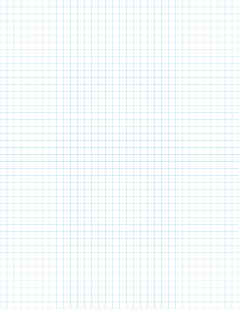 1/4-inch Grid Paper - Blue Standard