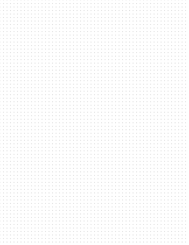 4mm Dot Graph Paper - Black (1pt dots) Standard