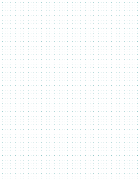 4mm Dot Graph Paper - Teal (1pt dots) Standard