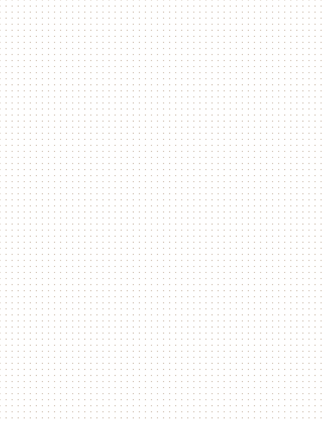 4mm Dot Graph Paper - Sepia (1pt dots) Standard