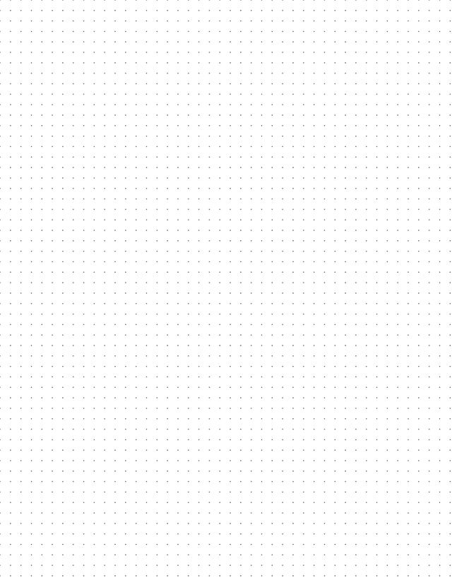 5mm Dot Graph Paper - Black (1pt dots) Standard