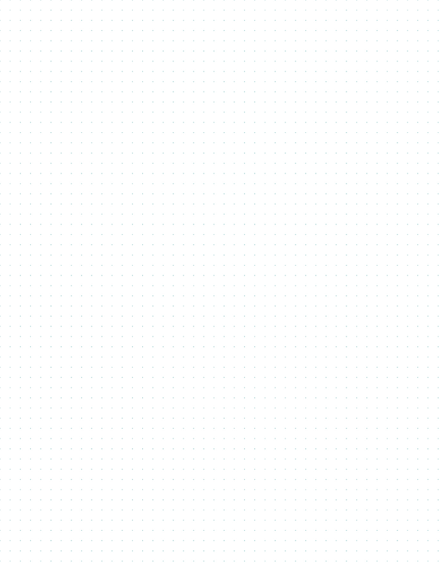 5mm Dot Graph Paper - Teal (0.5pt dots) Standard