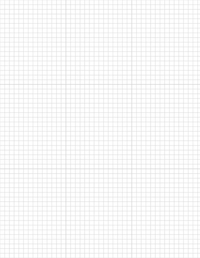 1/5-inch Grid Paper - Gray with 3x3 Grid