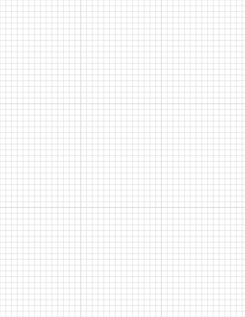 1/5-inch Grid Paper - Gray with 3x3 Grid