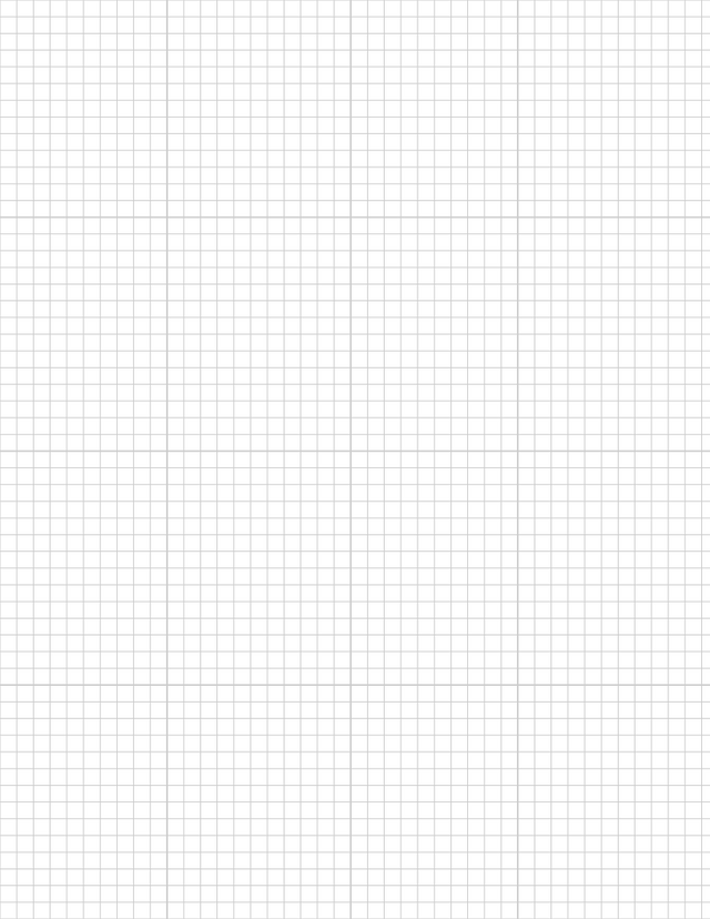 1/5-inch Grid Paper - Gray with 4x4 Grid