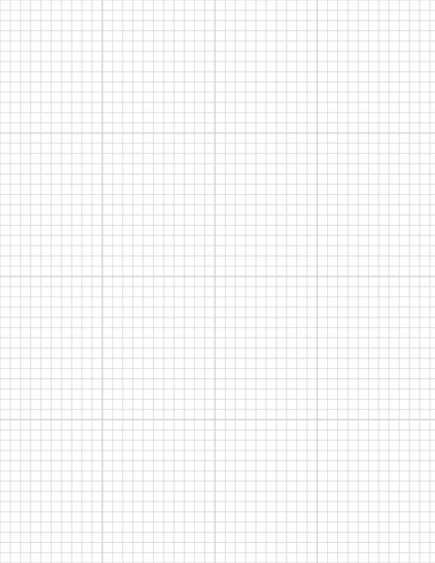 1/5-inch Grid Paper - Gray with 4x4 Grid