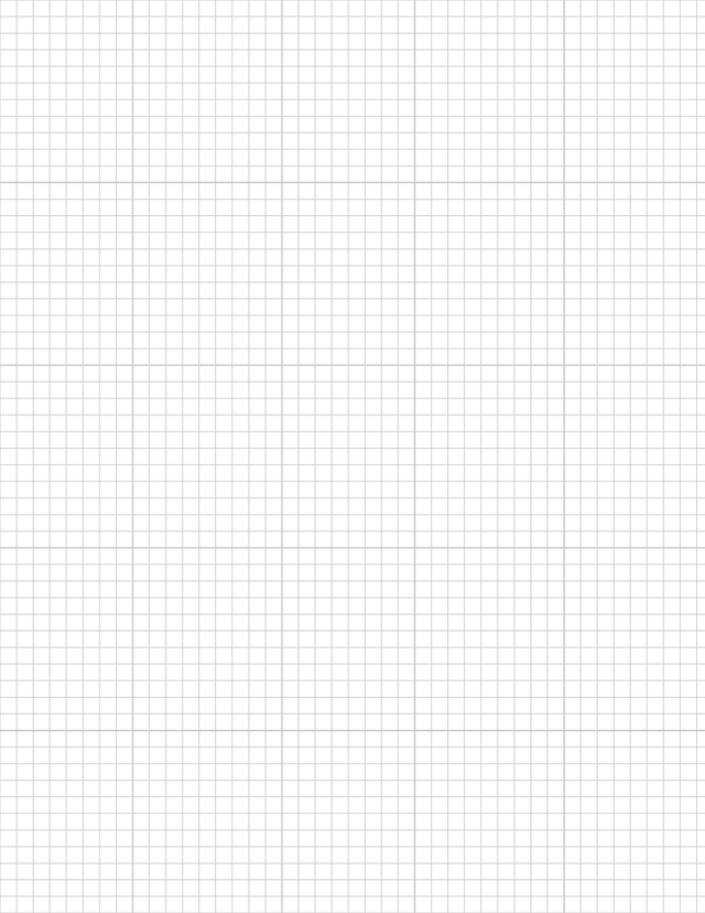 1/5-inch Grid Paper - Gray with 5x5 Grid