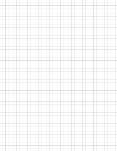 1/5-inch Grid Paper - Gray with 5x5 Grid