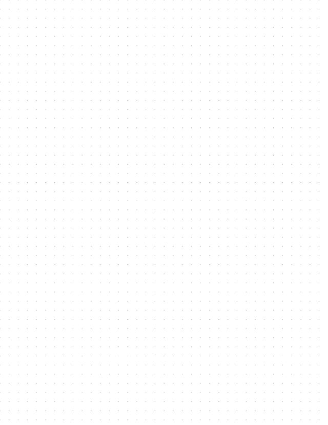 6mm Dot Graph Paper - Black (0.5pt dots) Standard