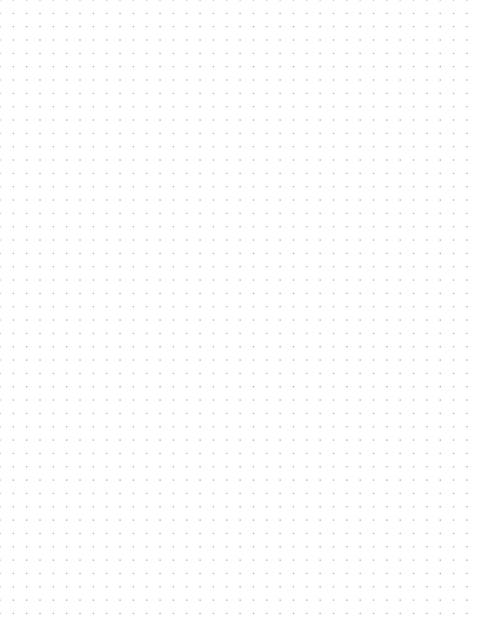 6mm Dot Graph Paper - Teal (1pt dots) Standard