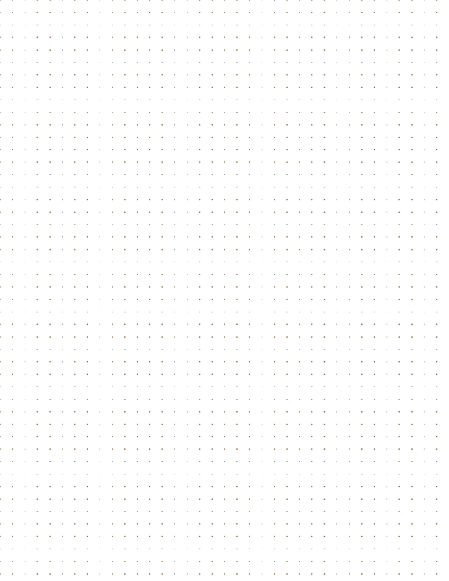 6mm Dot Graph Paper - Sepia (1pt dots) Standard