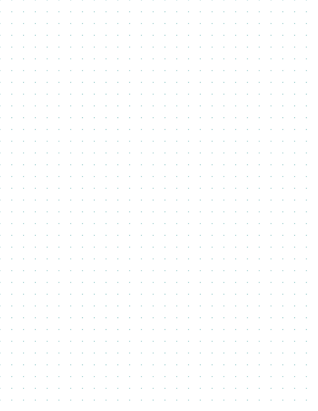 8mm Dot Graph Paper - Teal (1pt dots) Standard