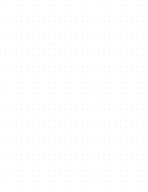 8mm Dot Graph Paper - Teal (1pt dots) Standard