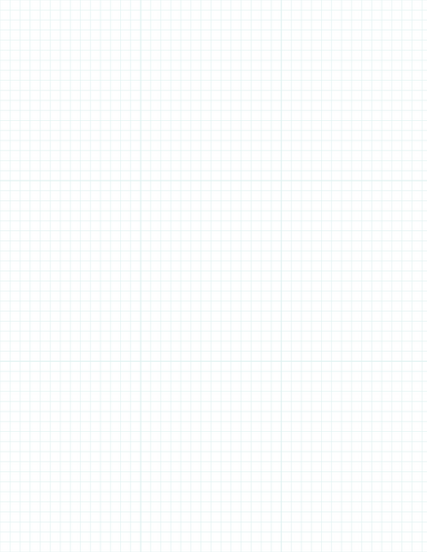 1/5-inch Grid Paper - Green with 3x3 Grid