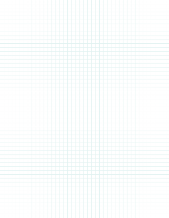 1/5-inch Grid Paper - Green with 5x5 Grid