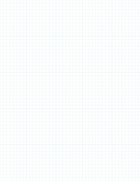 1/5-inch Grid Paper - Green with 5x5 Grid