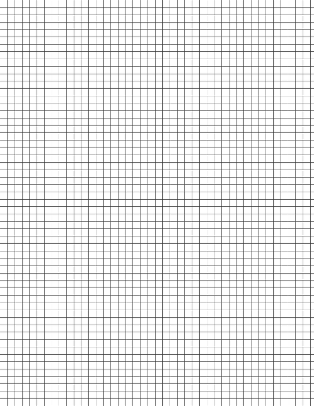 1/5-inch Grid Paper - Black Standard