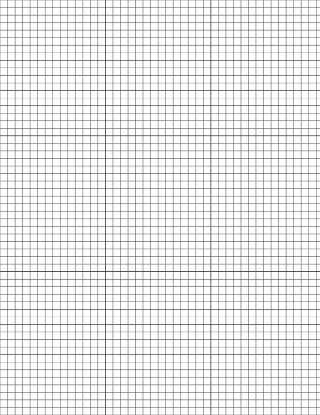 1/5-inch Grid Paper - Black with 3x3 Grid