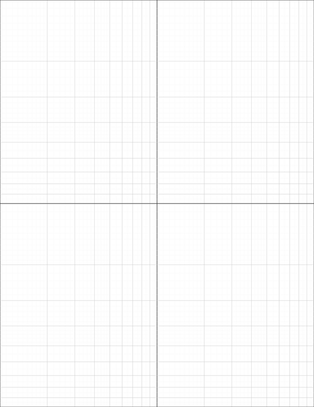 Logarithmic Graph Paper (2x2 cycles) - Gray