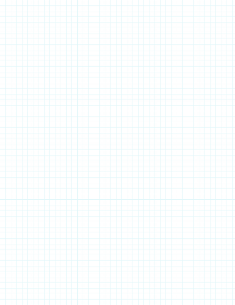 1/5-inch Grid Paper - Cyan with 3x3 Grid