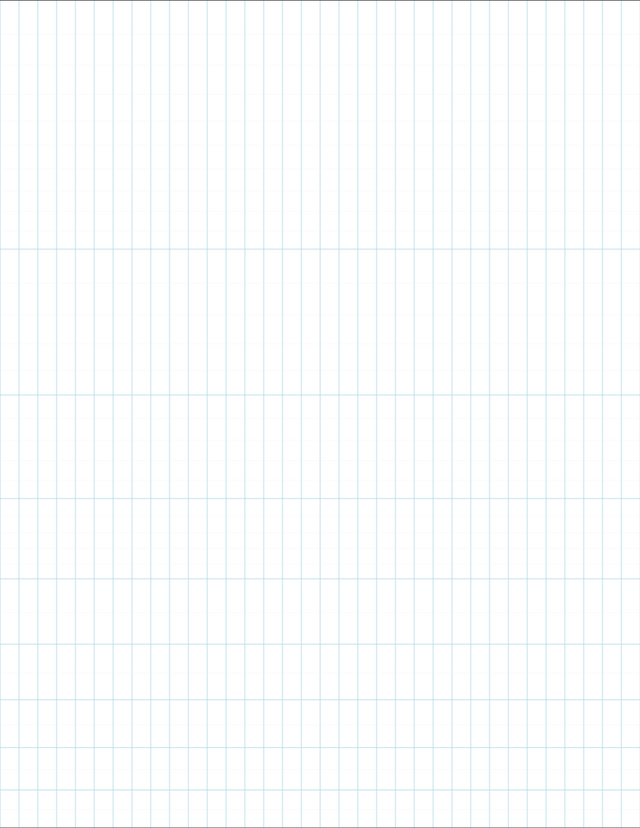 Semi-log Graph Paper (3x1 cycles) - Blue