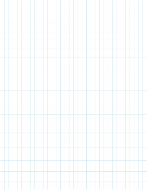 Semi-log Graph Paper (3x1 cycles) - Blue